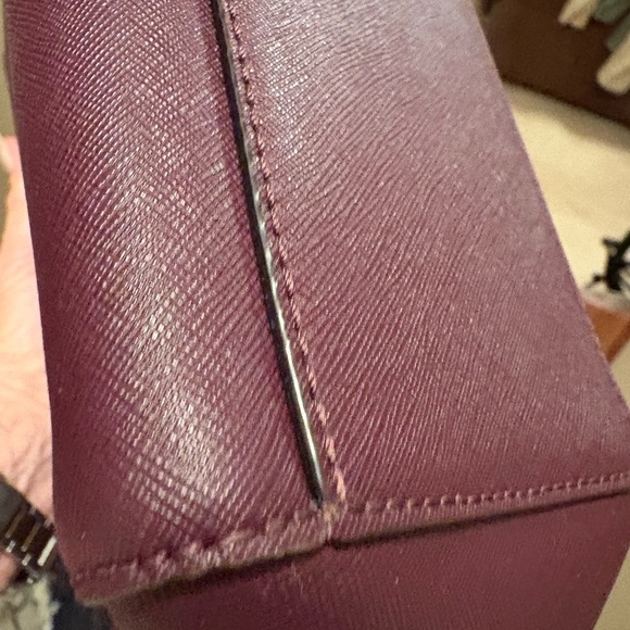 Kate Spade Dark Burgundy Satchel - Picture 9 of 16